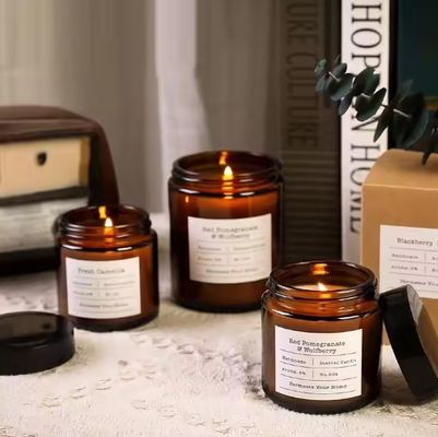 100ml 150ml 200ml Empty Glass Candle Jars